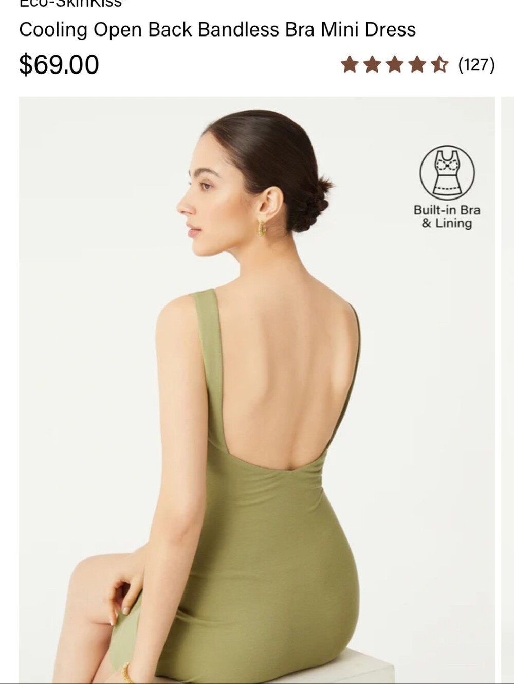 OGL Move Backless Mini Dress - Picture 6 of 6